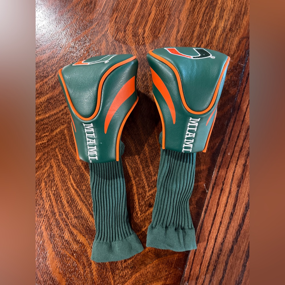 Miami Green and Orange Golf Club Covers